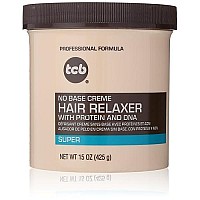 TCB No Base Hair Relaxer Creme, Super, 15 Ounce