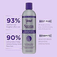 Jhirmack Shampoo Silver Plus Ageless, 12 Fl Oz (Pack of 3)