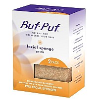 Buf-Puf 3m Facial Sponges, Gentle, 2 Count