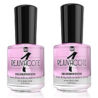 duri Rejuvacote 1 Nail Growth System - Original Maximum Strength Formula - Nail Strengthener and Nail Growth - Base and Top Coat - Pack of 2 - 0.45 fl. oz.