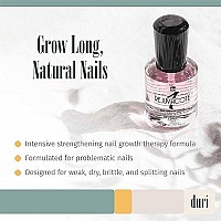 duri Rejuvacote 1 Nail Growth System - Original Maximum Strength Formula - Nail Strengthener and Nail Growth - Base and Top Coat - Pack of 2 - 0.45 fl. oz.