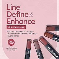 Sorme Waterproof Lip Liner - Non-Splintering Smearproof Lip Liner - Revitalizing With Lecithin, Vitamins C And E