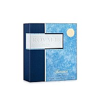 Royale Blue For Men Edp - Eau De Parfum 75 Ml (25 Oz) Attractive Men Spray Mellow Blend Of Cucumber, Melon With Strong Woody Notes Signature Dubai Perfumery By Rasasi