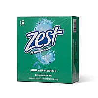 Zest Bar Bath Soap - Aqua (4 Ounce, 12 Bars)