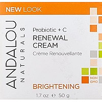 Andalou Naturals Face Cream Probiotic C Renewal 50 ml, 1.7 Fl Oz