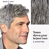 Just For Men Touch Of Gray, Gray Hair Coloring Kit For Men With Comb Applicator For Easy Application, Great For A Salt And Pepper Look - Medium Brown, T-35 (Packaging May Vary)