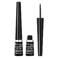 Rimmel Exaggerate Felt Tip Eye Liner, Black, 0.08 Fl Oz, Pencil