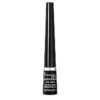 Rimmel Exaggerate Felt Tip Eye Liner, Black, 0.08 Fl Oz, Pencil