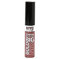 N.Y.C. New York Color Big Bold Plumping And Shine Lip Gloss, Magnified Mauve, 0.39 Fluid Ounce