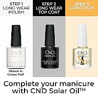 Cnd Vinylux Longwear Nail Polish, Gel-Like Shine & Chip Resistant Color, Studio White, 0.5 Fl Oz