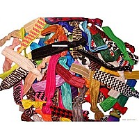 No Crease Hair Ties - 50 Pack (Prints and Solids) By Kenz Laurenz