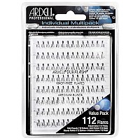 Ardell False Eyelashes Multipack Knot-Free Individuals Medium Black, 1-Pack