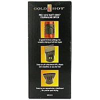 Gold 'N Hot 1875-Watt Professional Ionic Tourmaline Dryer