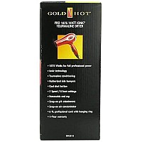 Gold 'N Hot 1875-Watt Professional Ionic Tourmaline Dryer