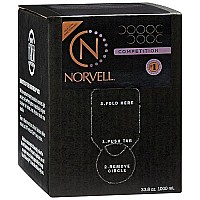 Norvell Premium Professional Sunless Tanning Spray Tan Solution - Competition Tan, 1 Liter Box