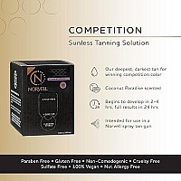 Norvell Premium Professional Sunless Tanning Spray Tan Solution - Competition Tan, 1 Liter Box