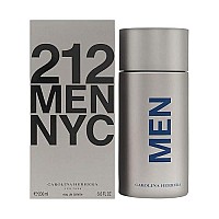 212 by Carolina Herrera Eau De Toilette Spray For Men 6.7 oz 200 ml.