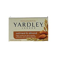 Yardley Oatmeal and Almond Bar Soap, 4.25 Ounce, Set of 3