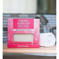 Plantlife Jojoba Bar Soap - Moisturizing and Soothing Soap for Your Skin - Hand Crafted Using Plant-Based Ingredients - Made in California 4oz Bar