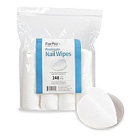 ForPro Premium Nail Wipes, Lint-Free Cotton Nail Wipes for Removing Nail Polish, 1.75, 240-Count