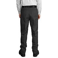 Red Kap Mens Stain Resistant, Flat Front Work Pants, Navy, 54W X 34L