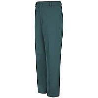 Red Kap Mens Stain Resistant, Flat Front Work Pants, Spruce Green, 54W X 32L