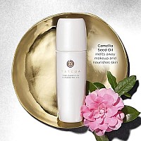 TATCHA Pure One Step Camellia Cleansing Oil: 2 in 1 Makeup Remover to Gently Cleanse and Dissolve Waterproof Makeup Leaving Silky Skin, 150 ml | 5.1 oz