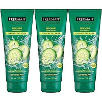 Freeman Cucumber Facial Peel-Off Mask - 6 oz (Pack of 3)