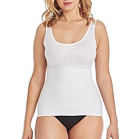 Maidenform Womens Comfort Devotion Cami Fl2018 Shapewear Tops, White, Large Us