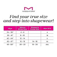 Maidenform Womens Comfort Devotion Cami Fl2018 Shapewear Tops, White, Large Us