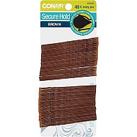 Extra Long Brown Bobby Pins, 48 Piece