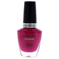 Cuccio Colour Nail Polish - Singapore Sling - Nail Lacquer for Manicures & Pedicures, Full Coverage - Quick Drying, Long Lasting, High Shine - Cruelty, Gluten, Formaldehyde & 10 Free - 0.43 oz