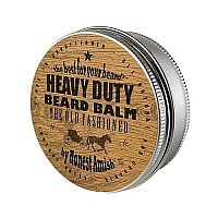 Honest Amish Heavy Duty Beard Balm -New Large 4 Ounce Twist Tin