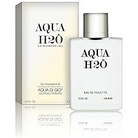 Recaro North - Aqua H2O - Eau De Toilette - Impression of Aqua Di Gio, 3.3 fl oz