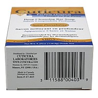 Cuticura Deep Cleansing Face And Body Soap, Original Scent 5.25 Oz (Pack Of 4)