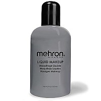 Mehron Makeup Liquid Face and Body Paint (4.5 oz) (MONSTER GREY)