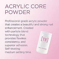 Young Nails Acrylic Powders, Core Created For A Flawless Consistency And Superior Adhesion Core Powder Begins To Set In 90 Seconds Available In 45 Gram, 85 Gram, And 660 Gram Size Options