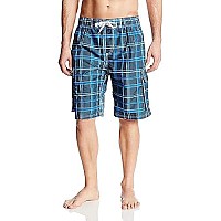 Kanu Surf Mens Infinite Swim Trunks (Regular Extended Sizes), Miles Navy, Xx-Large