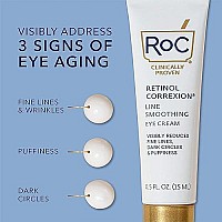 RoC Eye Cream, Retinol Correxion 0.5 oz (Pack of 3)