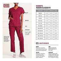 Dickies Womens Signature Mid Rise Drawstring Cargo Medical Scrubs Pants, Black, X-Large Petite Us