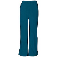 Dickies Womens Signature Mid Rise Drawstring Scrubs Cargo Pant, Caribbean Blue, X-Small Petite