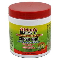 Africa's Best Maximum Strength Super Gro Hair & Scalp Conditioner, 5.25 oz (Pack of 3)