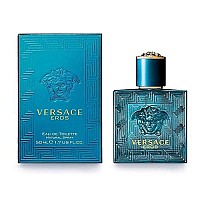 Versace Eros Eau de Toilette Spray for Men, 1.7 Ounce