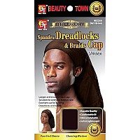 Beauty Town Luxury Spandex Dreadlocks & Braids Cap - Dark Brown