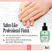 duri Drop'n Go Quick Dry Nail Drops - Fast Drying Drops for Long Lasting Nail Polish 0.61 fl. oz.