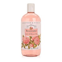 Crabtree & Evelyn Bath and Shower Gel, Rosewater, 16.9 Fl Oz