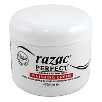 Razac Perfect for Perms & All Hair Types Finishing Creme, Daily Hairdressing & Scalp Conditioner With Keratin, 4 oz (Pack of 3)