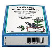 Colora Henna Powder Hair Color Brown 2oz (3 Pack)