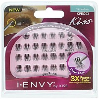 Kiss I Envy Trio Medium 30 Trio Lashes (3 Pack)