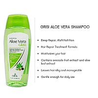 Aloe Vera Grisi Shampoo| Moisturizing Shampoo With Aloe Vera Extract, Paraben Free Hair Product For Soft And Shiny Hair; 13.5 Fl Ounces